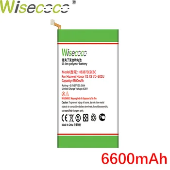 WISECOCO 6600mAh HB3873E2EBC nowy akumulator do Huawei Mediapad X1 X2 7.0