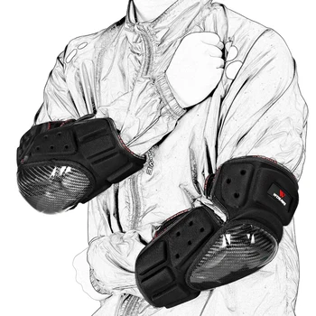 WOSAWE MTB nakolanniki protector zestaw wsparcie Sport zapalenie stawów straży zestaw Snowboard pad kolana hokej motocykl Łokieć Ochrona ciała