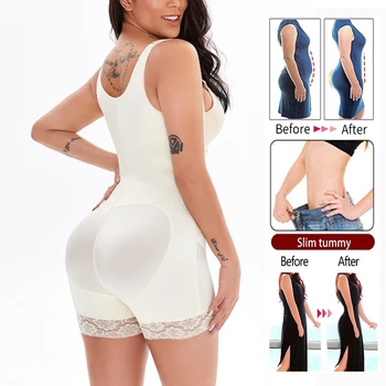 Waist Trainer bielizna modelująca Slimming Bodysuit Zipper Hight Wasit gorset modelujący pas kobiet wiążących i формирователи całego ciała