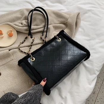 Wielkie luksusowe torebki damskie torebka designerska torba 2019 nowa Diamentowa haft torby na ramię łańcuchowa torba Tote Bag Bolsos