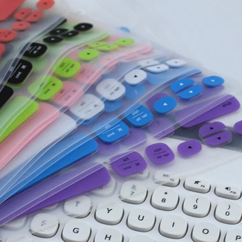 Wodoodporna pokrywa klawiatury lekka, wygodna, kolorowa wodoodporna klawiatura komputerowa film dla klawiatury Logitech K480