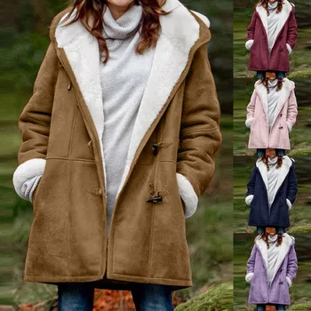 Womens jacket veste femme Casual Loose Irregular Hem Linen Plus SizeTanic Coat kurtka puchowa damska 2020 zima