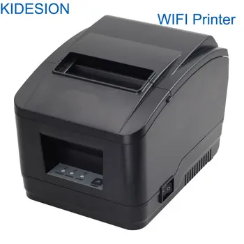 Wysoka jakość 80 mm Wi-Fi drukarka POS automatyczny palnik drukarki pokwitowań Wi-Fi + usb interfejs do supermarketu, sklepu herbaty z mlekiem