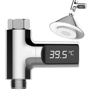 Wyświetlacz led Strona woda, prysznic, prysznic ThermometerTemperture metr monitor Kuchnia Łazienka opieka nad dzieckiem woda LED pomiaru temperatury