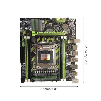 X79G M. 2 płyta główna LGA 2011 DDR3 druku płyty głównej do In-tel Xeon E5 Core I7 CPU E5BA nowy