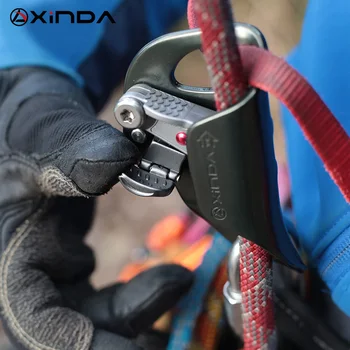 XINDA Outdoor Camping Rock Climbing Chest Ascender Safety Rope Ascending Anti Fall Off Survival składany spust альпинистское sprzęt