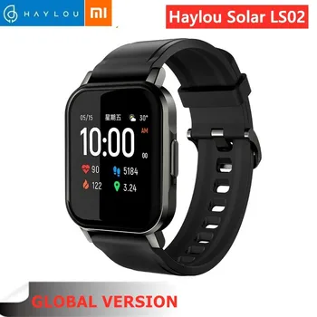 Xiaomi Haylou Solar ls02 Global Version Smart Watch Wodoodporny 12 sportowych modeli Bluetooth 5.0 Heart Rate Monito wersja angielska