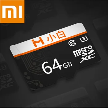 Xiaomi Youpin Xiaobai Micro SD karta pamięci o dużej pojemności, wysoka prędkość transmisji HD wideo kompatybilność 32 GB, 64 GB, 128 GB