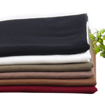 Xintianji New Combed tkanina bawełniana do letnich koszulek miękka i oddychająca cienka tkanina doskonale nadaje się na t-shirty 50*160 cm A0243