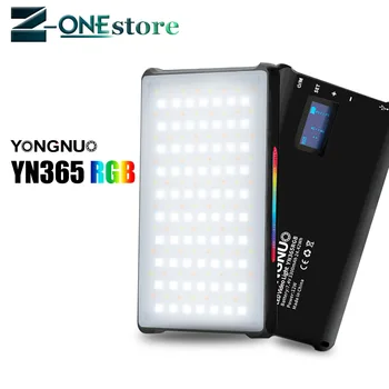YONGNUO YN365 LED RGB Video Pocket Light 12W On Camera Colorful Photography Lighting dla Canon, Sony, Nikon DSLR YN365RGB