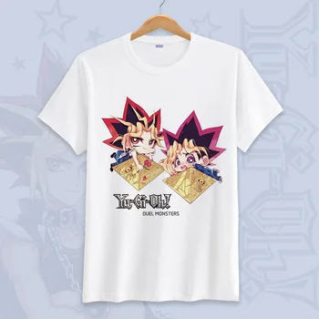 YU-GI-OH! Yu Gi Oh Cosplay Letnie T-Shirt Unisex Z Krótkim Rękawem, Kreskówka Koszulka Duże Rozmiary Bluzki
