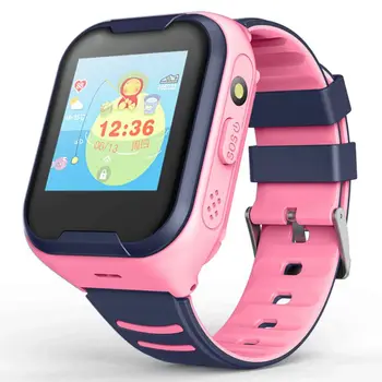 Z kamerą LEMFO dla dzieci zegar 4G dla dzieci inteligentne zegarki z GPS z ekranem dotykowym SOS SIM telefon wodoodporny zegarek dla dzieci
