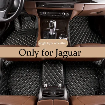 Zapobiega brudne dywaniki samochodowe Jaguar XF XE XJL XJ6 XJ6L F-PACE F-TYPE brand firm soft car accessories Custom car floor mats