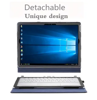 Zdejmowana pokrywa dla Microsoft Surface Book2 Book 13.5 Tablet Laptop Sleeve Case PU Leather Protective Skin Keyboard Cover prezent