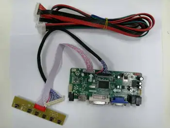 Zestaw głównej sterownika LCD sterownika dla LM240WU2-SLB4 LM240WU2(SL)(B4) 1920X1200 HDMI+DVI+VGA LCD LED screen Controller Board