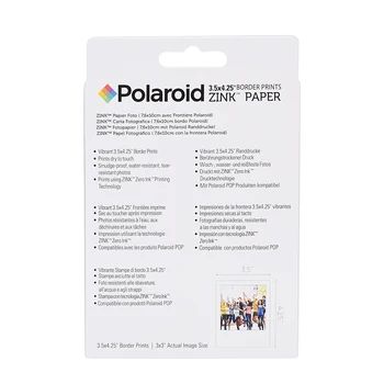 Zink mikrokrystaliczna bezbarwny fotograficzny 3,5 * 4,25 cala) dla papieru fotograficznego Polaroid POP