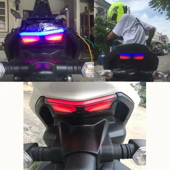 Zmodyfikowany motocykl NVX aerox gdr155 L155 nvx lampa tylna zespolona lampa tylna zespolona sygnałowy tarczowe sygnał stop dla yamaha NVX155 GDR155 L155