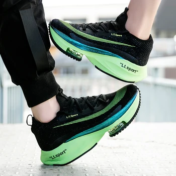 Zupełnie nowe buty do biegania dla mężczyzn na poduszce powietrznej Siatka oddychająca trwała gorąca 2020 trener fitness buty sportowe unisex buty do biegania