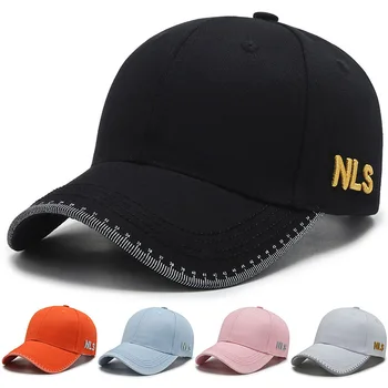 Zwykła czapka z daszkiem kobiety mężczyźni linia powiększenie pola styl kapelusz casual, sport basen regulowana czapka moda unisex snapback czapki