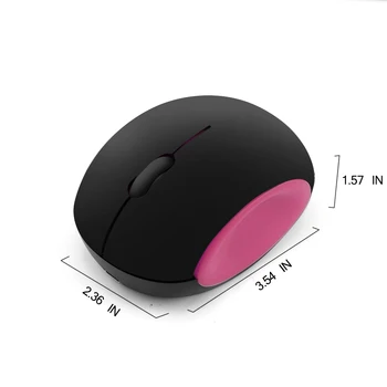 Ładowalna mysz bezprzewodowa 2.4 G odbiornika Usb 1600 DPI ergonomiczny optyczny Mause Girl Gift 3d Mute Gamer myszy do KOMPUTERÓW przenośnych