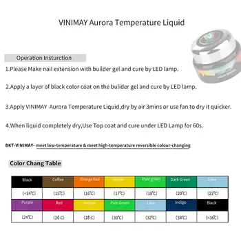 Термохромный ciekłokrystaliczny Kolor nastrój się zmienia UV LED Soak Off pedicure żel lakier do paznokci niezmywalny lakier Lakier