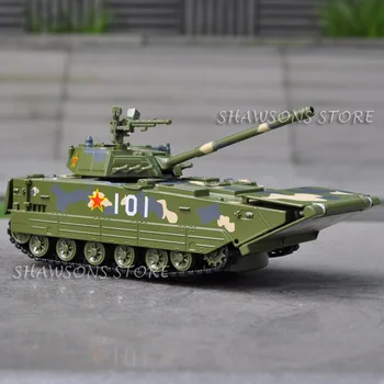 1:48 maszyny do odlewu Metal Military Tank Model Toy AAV China ZTD-05 Amphibious Assault Vehicle Replica With Sound & Light