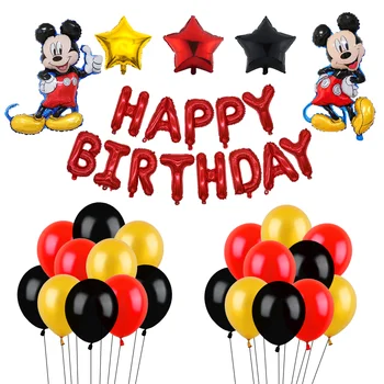 1 kpl Disney Minnie Mickey Mouse Party Balloons Baby Shower Birthday Party Decorations kids Globos Infantiles Boy Girls Supplies