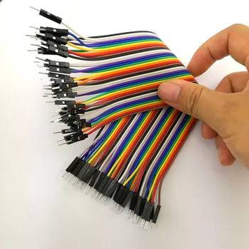 10 cm 20 cm 30 cm 40 pin zworka linii przewody od mężczyzny do mężczyzny od kobiety do mężczyzny kobieta zworka eklektyczny kabel zasilający do DIY