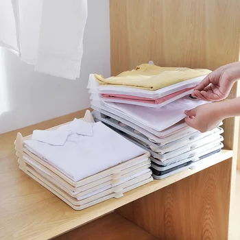 10 szt./kpl. składana deska organizacja odzieży koszula podróży szafa szuflady stos organizator przechowywania tkaniny deski folder do przechowywania