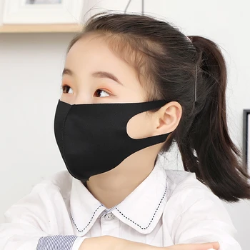 10 szt. oddychająca Maska dzieci chłopcy dziewczyna bawełna zestaw ochrony anti-fog regulowany filtr ochronny Maska nadająca się do prania wielokrotnego użytku maska do twarzy