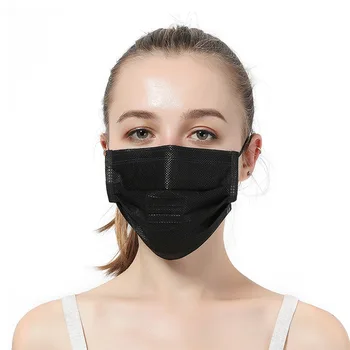 100pcs jednorazowe maski włókniny Meltblown maski do twarzy 3 warstwy filtr Антипылевой oddychająca dorosły usta Maska Mascarilas w magazynie