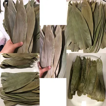 100szt naturalne suszone bambusowe liście do цзунцзы lepkie ryżowe kluski+nici bawełnianych