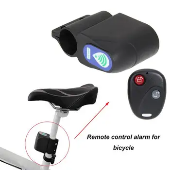 105 db bezprzewodowa przed kradzieżą alarm do motocykla rowerowa bezpieczeństwa, alarm z pilotem zdalnego sterowania akcesoria do rowerów