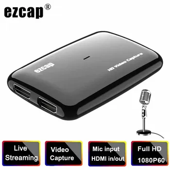 1080P 60FPS HDMI to USB 3.0 Video Capture Card Grabber dla PS4 XBOX Game TV Box Recording PC OBS Live Streaming Mic In Loop Out