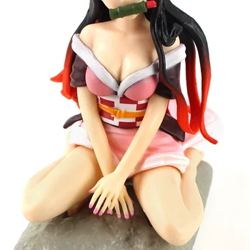 11 cm demon killer Kimetsu no Yaiba Kamado Nezuko Demon fazy dziewczyna pomnik PVC kolekcjonerska model figurka, zabawki