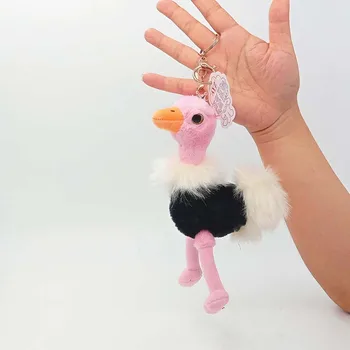 15 cm mały różowy flaming struś pluszowe zabawki wypchane zwierzęta wypchane zabawki brelok breloczek dla dziewczynek torba mały wisiorek biżuteria