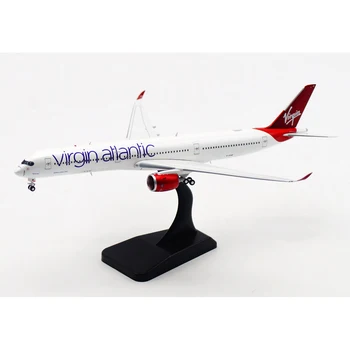 19 cm 1:400 Air, British Virgin Atlantic A350-1000 Airline Airplane model samolotu z podwoziem stopu a wyświetlacz zabawka
