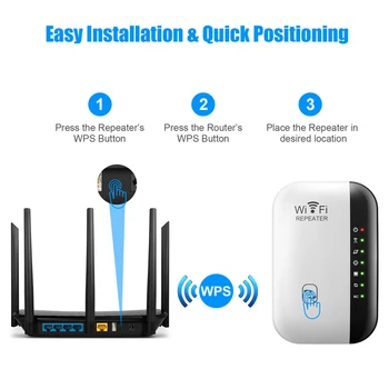 2.4 G Bezprzewodowa Wi-Fi repeater 300 Mb/s Wi-Fi Range Extender Wi-Fi wzmacniacz sygnału WIFI Booster 802.11 n/b / g Punkt dostępowy