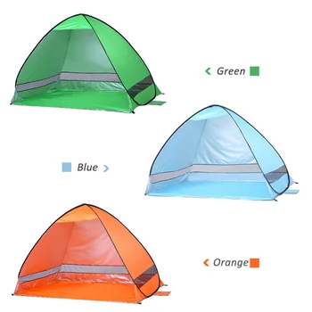 2 osoby automatyczna plażowa, namiot odkryty natychmiastowy podręczny letni camping namiot anty UV schronienie Wędkarstwo namiot piesze wycieczki piknik