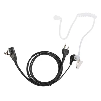 2-pin ukryty akustyczny rurowy zestaw słuchawkowy naciśnij i MÓW do MIDLAND G6/G7 GXT550/650 LXT80/112 Walkie Talkie C9020A