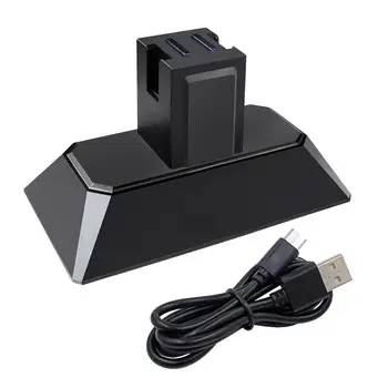 2 w 1 Gamepad Dock Charger Cradle For NS Switch Joy-Con&Pro Gamepad Controller Charge Stand With Type C LED Charging Dock Stand