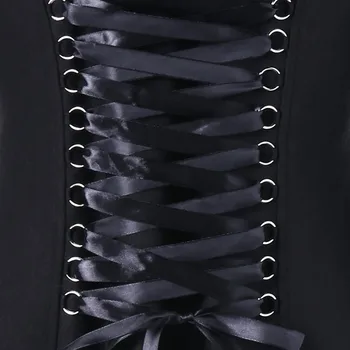 2019 nowa moda gothic rocznika rów średniej długości kobiet czarny cienki pasek płaszcz Mujer wiatrówka damska Abrigos Brazylia#J30