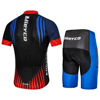 2020 Pro dla mężczyzn z krótkim rękawem jazda na Rowerze Jersey garnitur rower odzież bib spodenki koszula zestaw MTB rowerowa odzież Ropa Ciclismo 5D miękki żel
