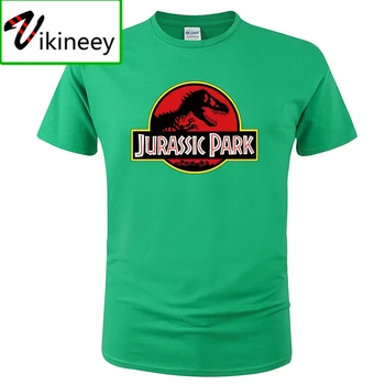 2020 letnia koszulka męska Jurassic Park Printed Cotton T-shirt Casual Top Brand T-shirt Fashion Tee