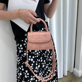 2021 Aligator Wzór mini Crossbody dla kobiet torby 2020 sztuczna skóra torebka damska moda projektant mała damska torebka