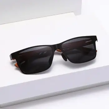2021 Luksusowe Drewniane Kwadratowe Okulary Mężczyźni Kobiety Marka Design Okulary Polaryzacyjne Męskie Lustro Jazdy Wytrzeszczone Oczy Z Bambusa Skrzynią