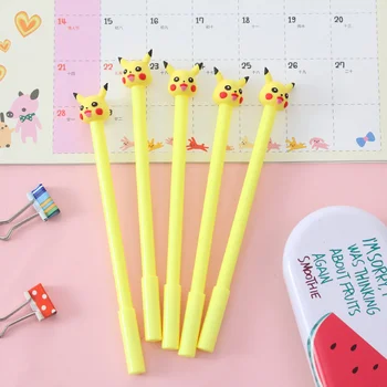 24 szt koreańskie kreatywne artykuły papiernicze żółty Elf neutralny uchwyt Kawaii szkolne pióro do pisania artykuły papiernicze hurtownia