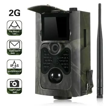2G 16MP 1080P MMS SMTP Night Vision Hunting Surveillance Wildlife Camera MMS SMTP na podczerwień myśliwski przemian Camera Trap Game cam