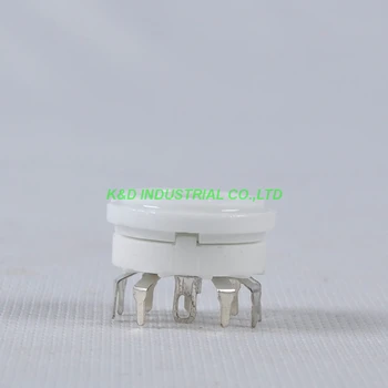 2szt 9pin Noval Tube Socket PCB ceramika dla 12AX7 12AU7 lampowy wzmacniacz