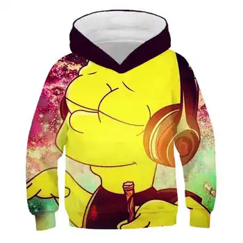 3D Break In The Simpsons bluzy dla dziewczyn, nastolatków jakość casual Bart Simpson Baby Boy bluza sweter meble ubrania top